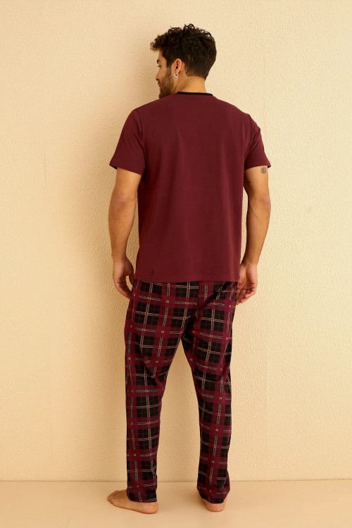 Arcan | Erkek Pijama Takımı Kısa Kol... Arcan | Erkek Pijama Takımı Kısa Kol...