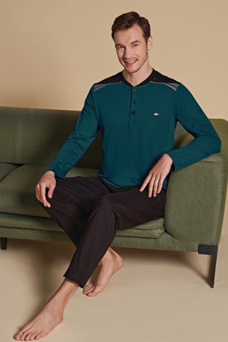 Over Sleep By Poleren | Erkek Pijama Takımı Uzun Kol