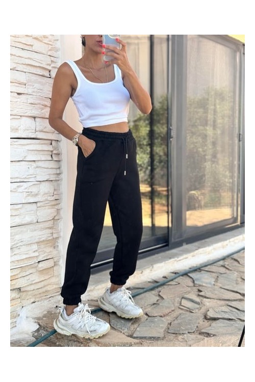 Kadın Üç İplik Jogger Eşofman Altı...