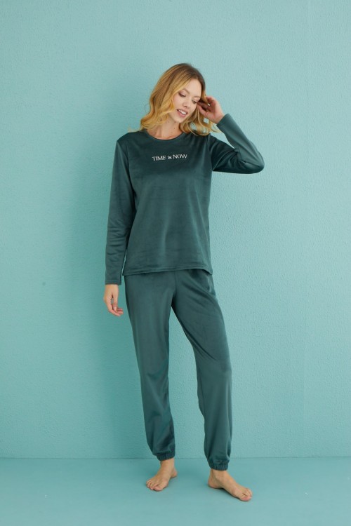 Mihra | Kadın Pijama Takımı Uzun...